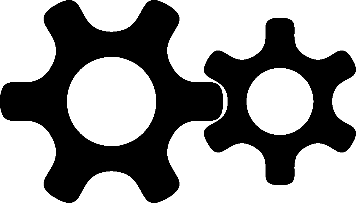 Free gear machine mesh vector