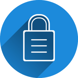 Free castle security locked vector