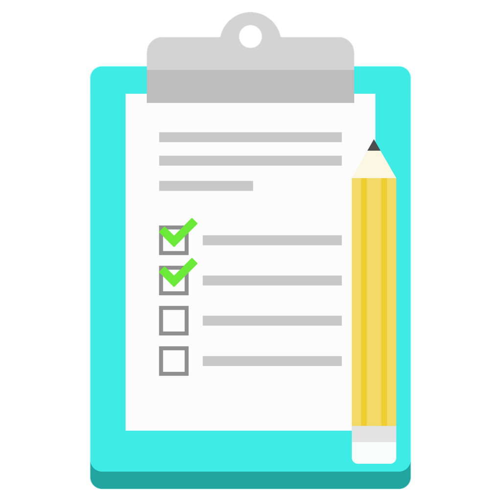 Free list notes icon illustration